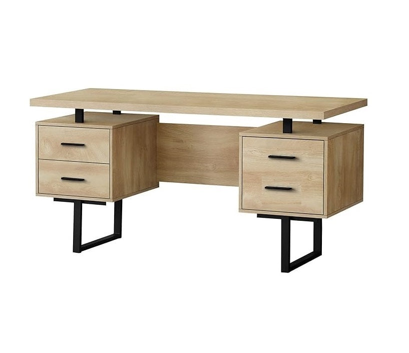 Premium Solid Sheesham Wood Both Side Drawer & Cabinet Study Table