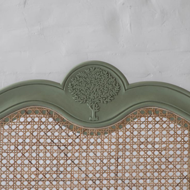 Adouer Wood Luxury Antique Green Summer Bed With Storage