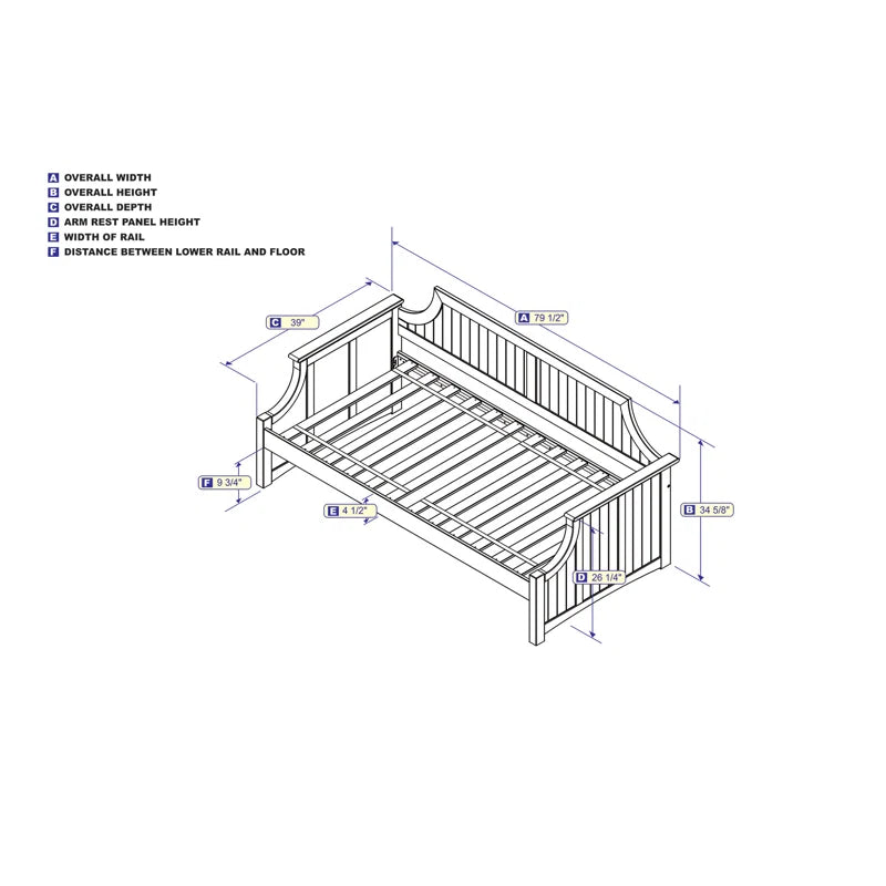ADOUER WOOD Solid Sheesham Wood PU White Divan (Day Bed), Without Stotage