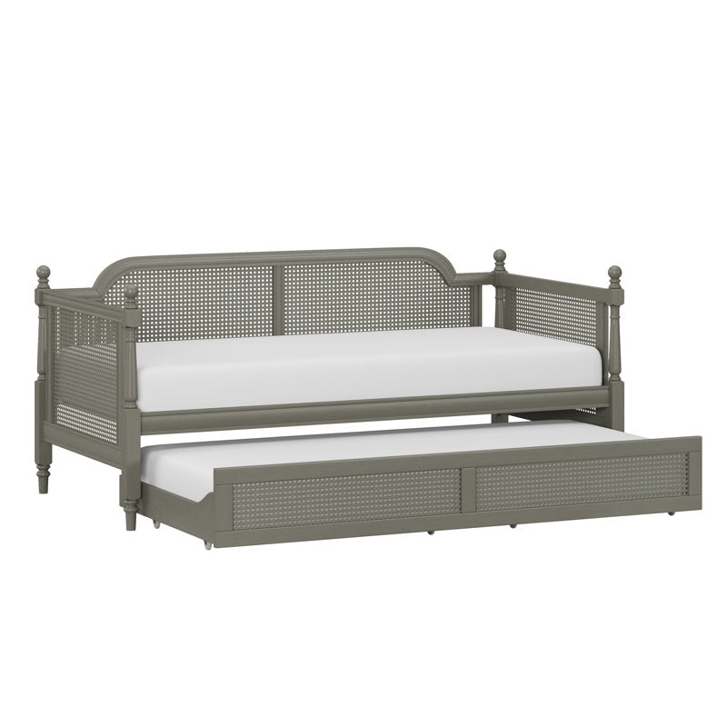 ADOUER WOOD Solid Sheesham Wood Trundle Beds Cum Sofa