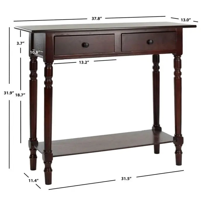 ADOUER WOOD 37.8'' Solid Wood Console Table Best Designer Best Quality Collection