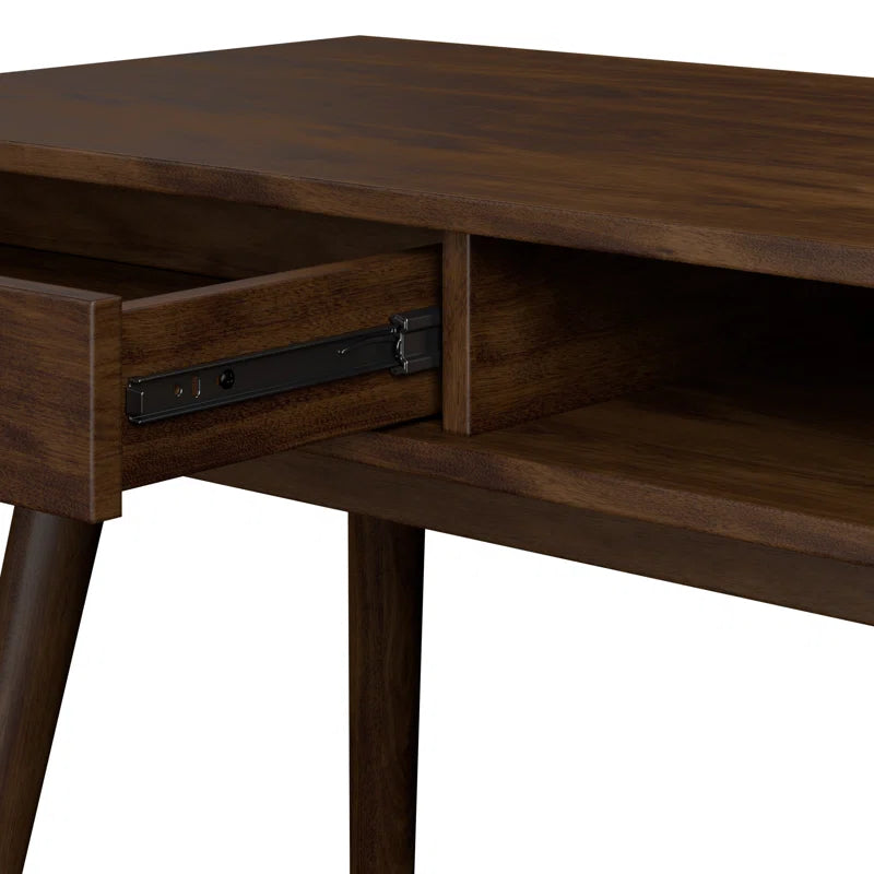Adouer Wood Solid Sheesham Wood Modern One Drawer Study Table Home & Office