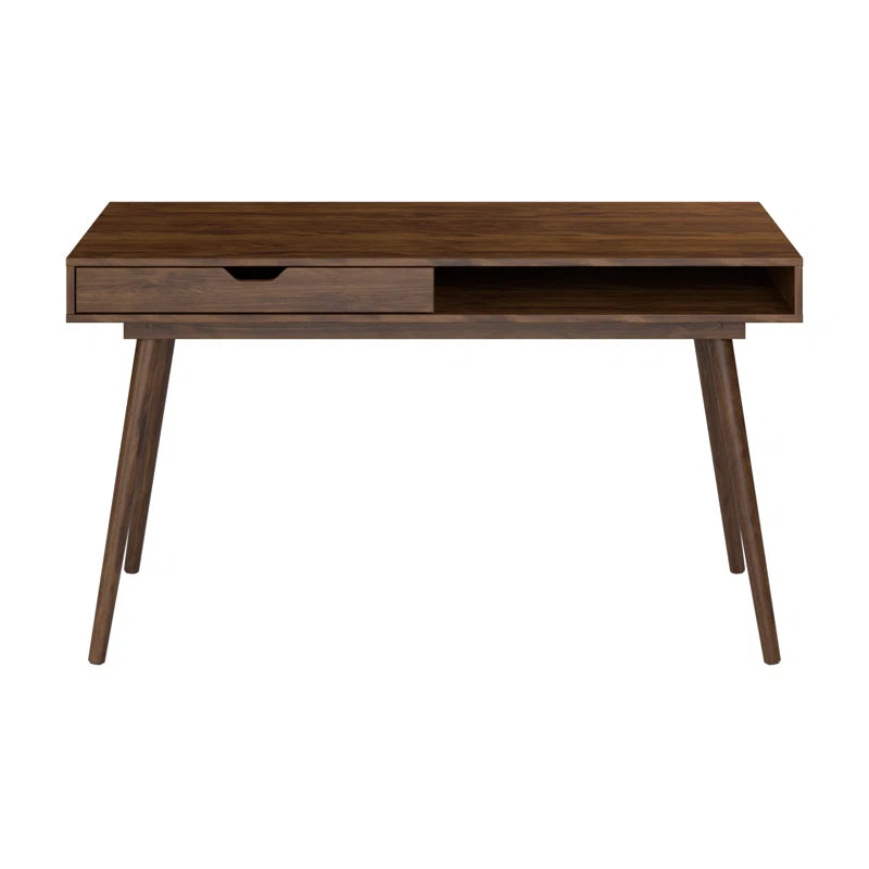 Adouer Wood Solid Sheesham Wood Modern One Drawer Study Table Home & Office