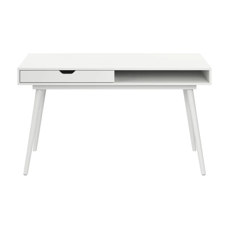Adouer Wood Solid Sheesham Wood Modern One Drawer Study Table Home & Office