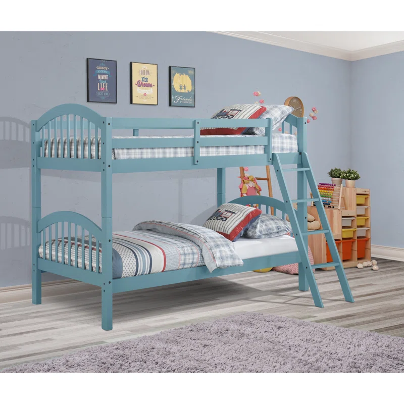 ADOUER WOOD Solid Sheesham Wood Bunk Beds - Convertible into Two Separate Beds