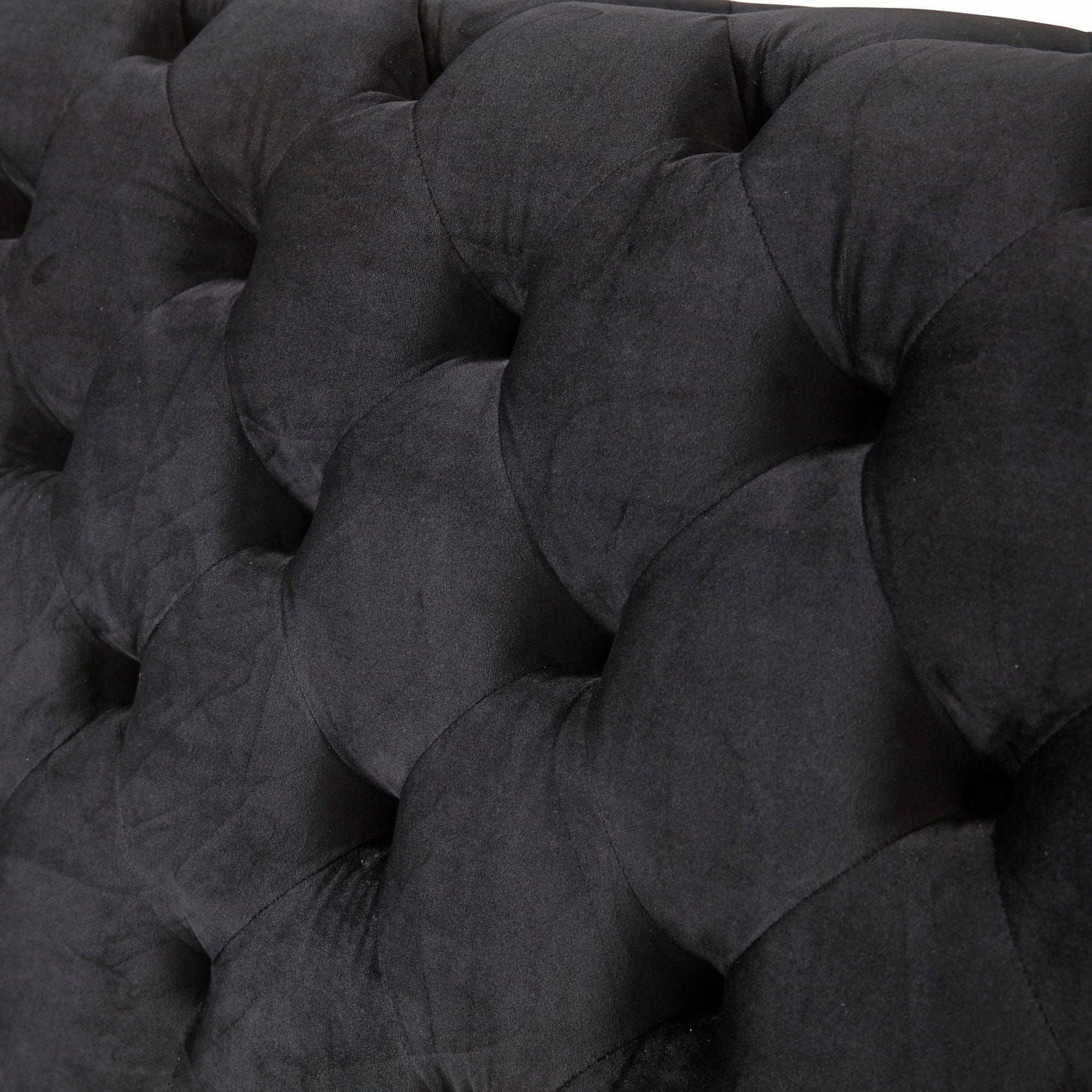 Adouer Wood "Modern Tufted Velvet Upholstered Bed with Gold Legs – Luxurious and Elegant Design"