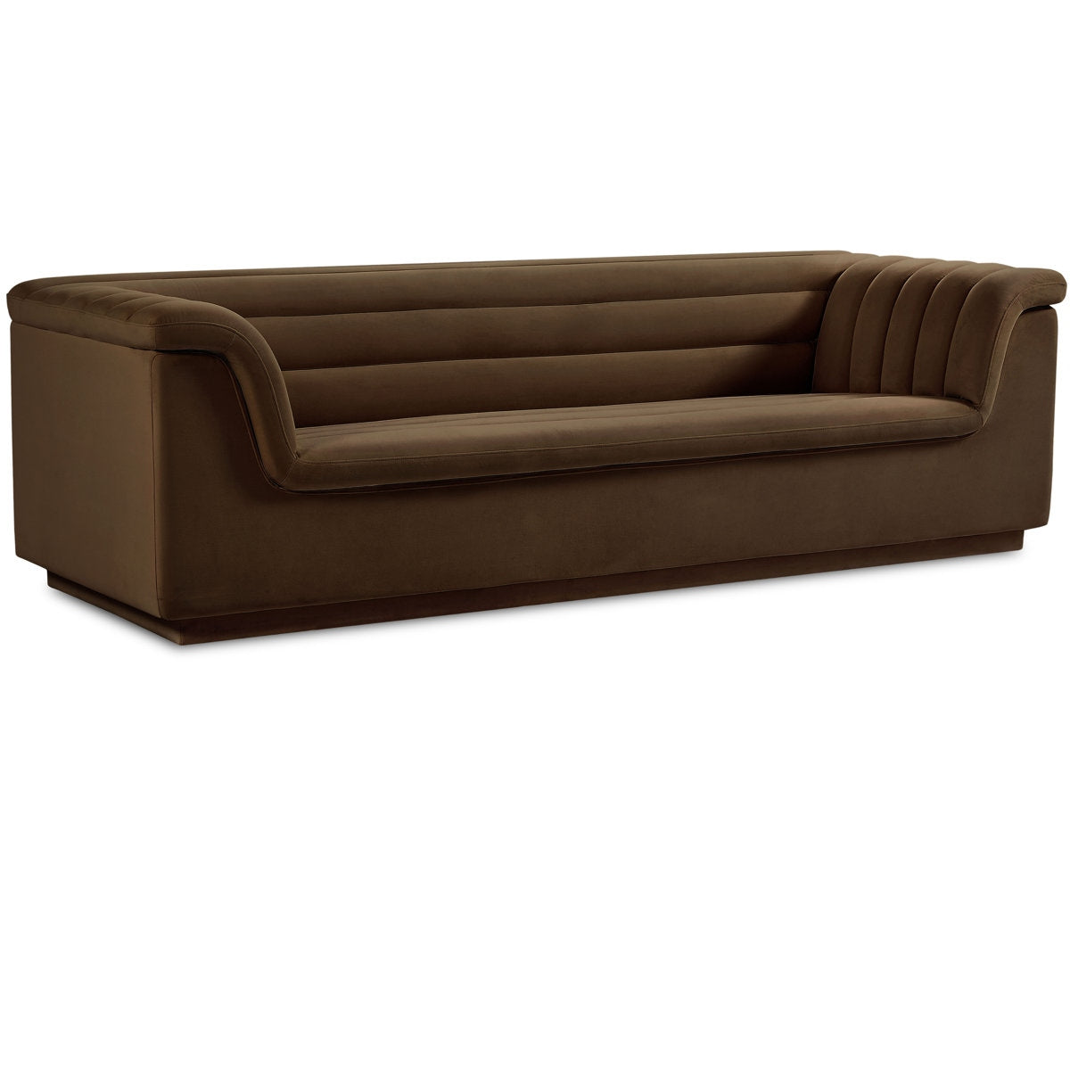 Cotton 3 Seater Sofa Sleeper with Solid Wood Base