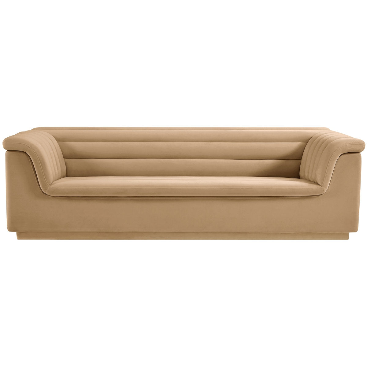 Cotton 3 Seater Sofa Sleeper with Solid Wood Base
