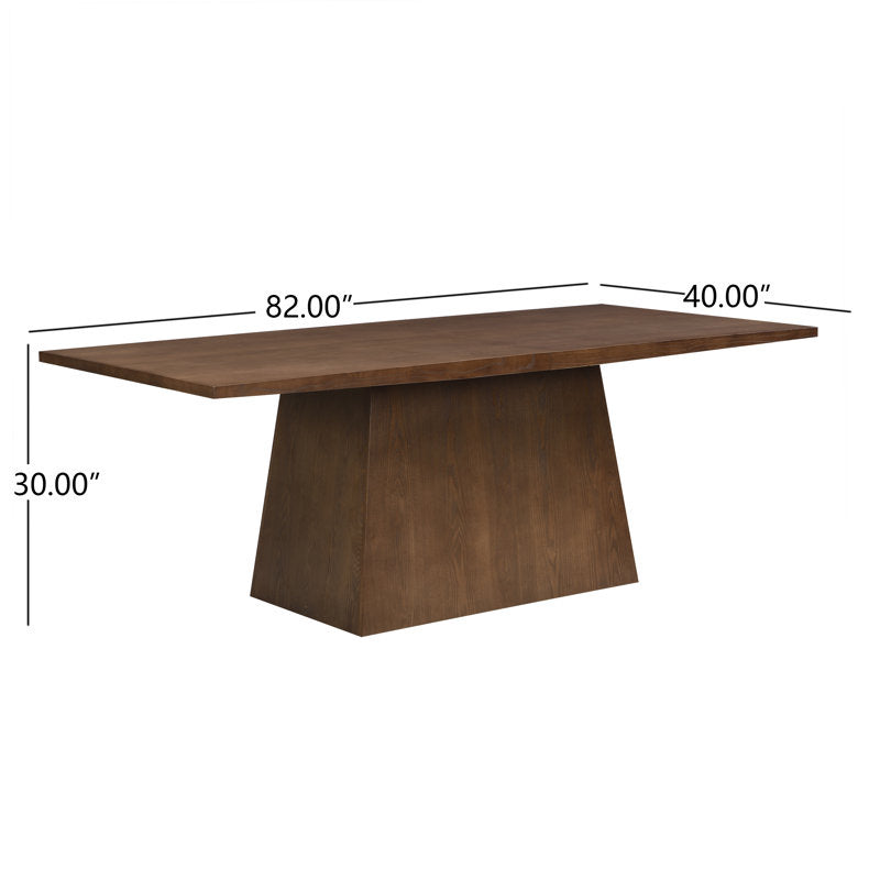ADOUER WOOD Luxury Sheesham Wood 6-Seater Dining Set in Dark Walnut Matte Finish