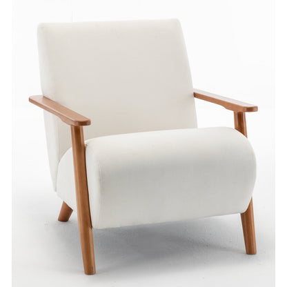 The "Willow" Sheesham & Linen Accent Chair