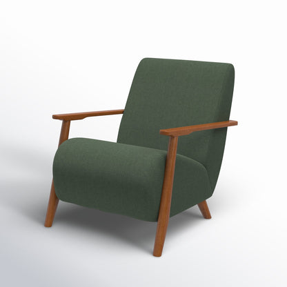 The "Willow" Sheesham & Linen Accent Chair