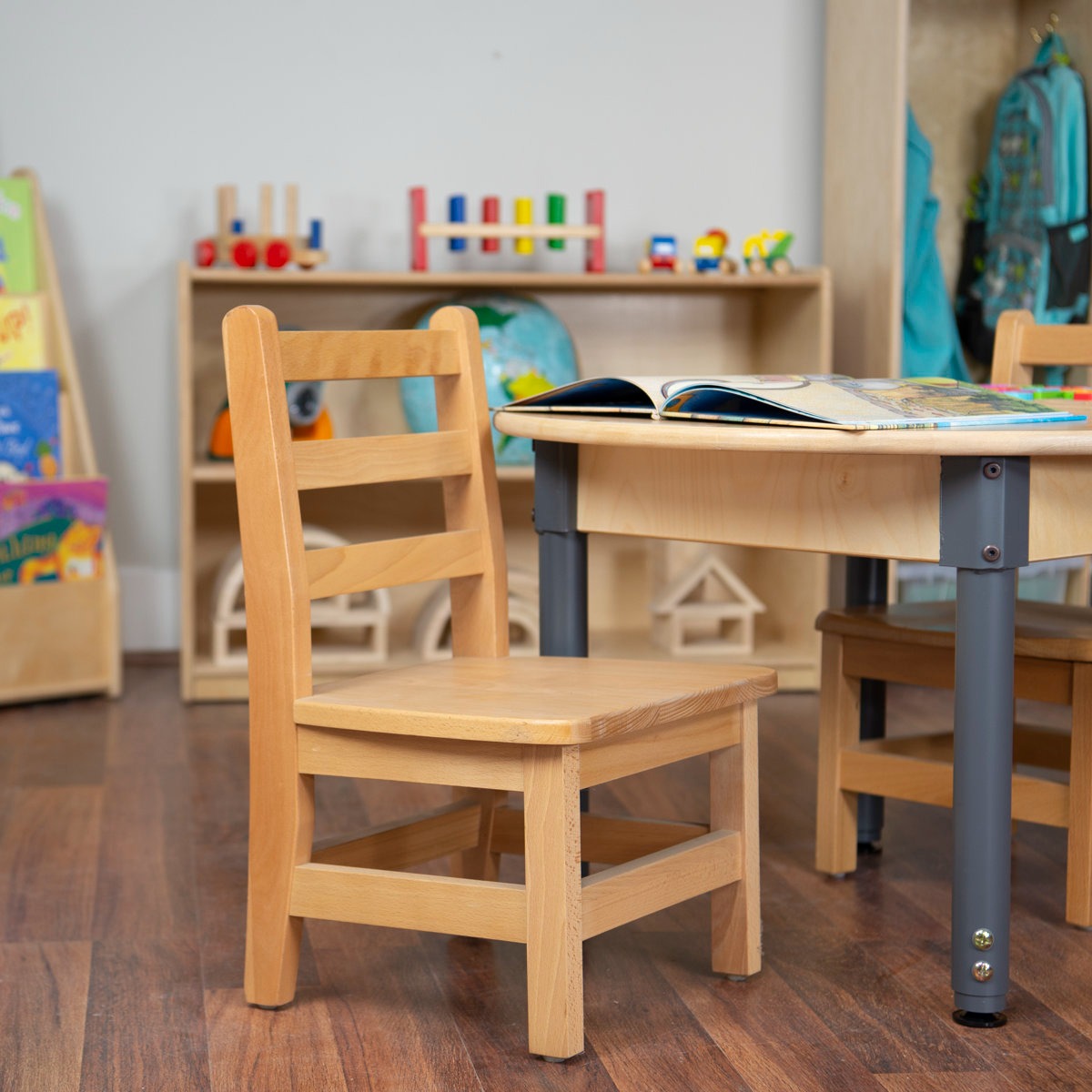 ADOUER WOOD Solid wood Ladderback KIDS Chairs  (Set of 2)
