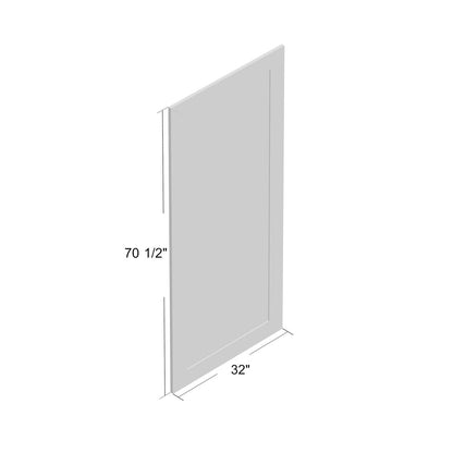 Acacia Wood Solid Wood Full-Length Leaner Standing Mirror