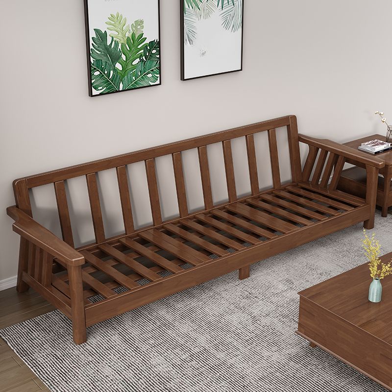 Solid Sheesham Wood Sofa Set with Cotton Cushions