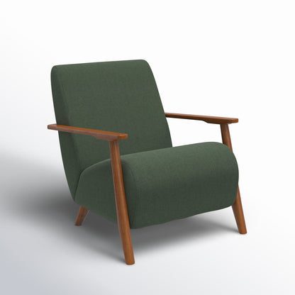 The "Willow" Sheesham & Linen Accent Chair