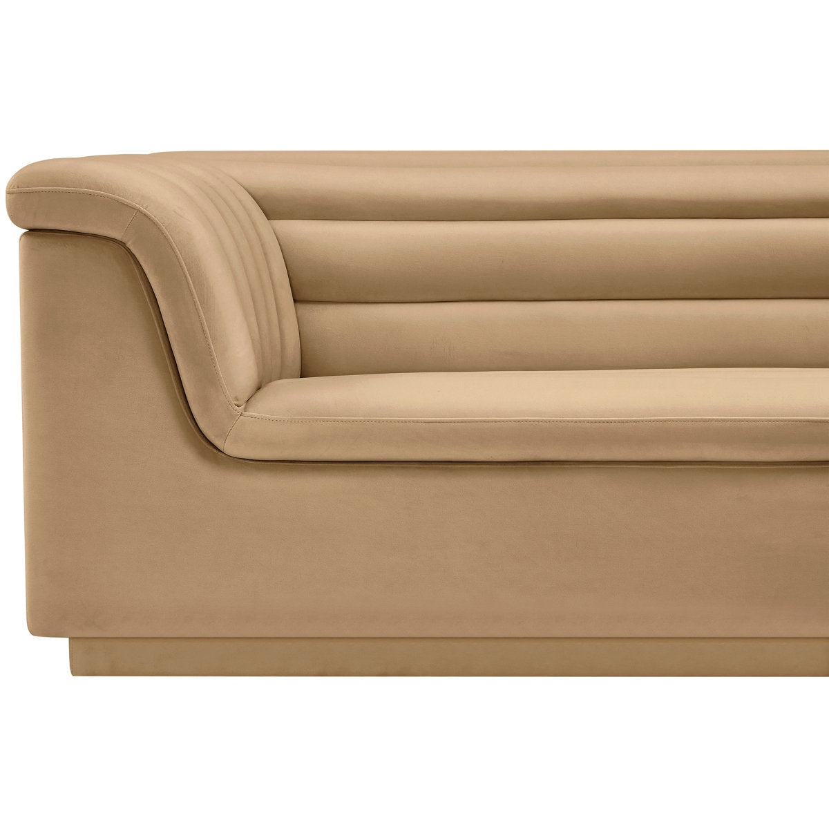 Cotton 3 Seater Sofa Sleeper with Solid Wood Base