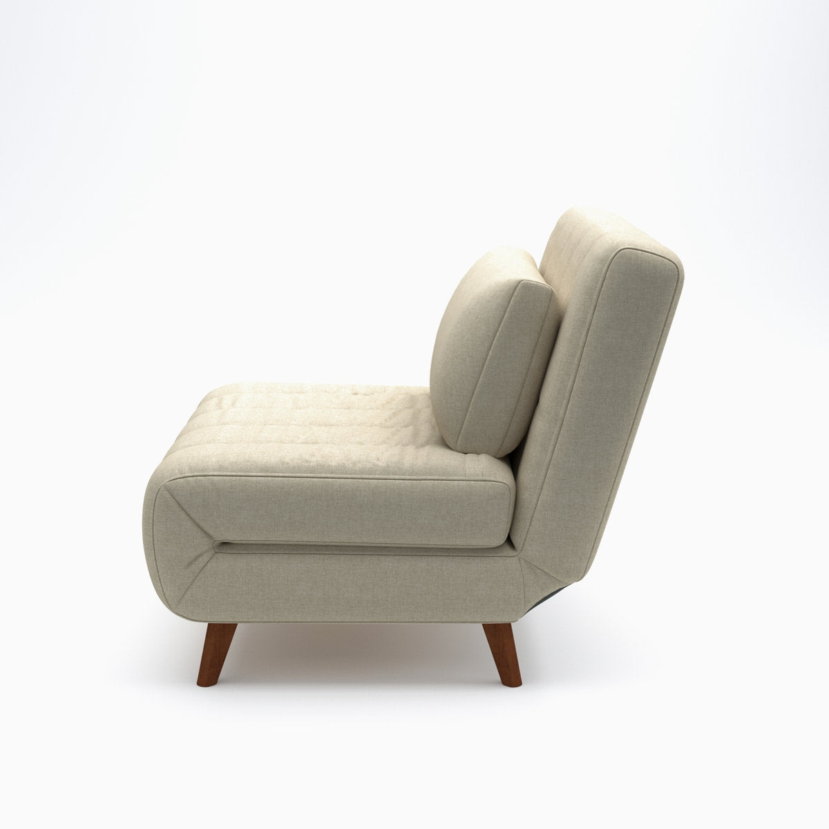 Space Saving Multiuse Solid Wood Base Upholstered Pillow Back Convertible Sleeper Sofa Bed