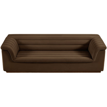 Cotton 3 Seater Sofa Sleeper with Solid Wood Base