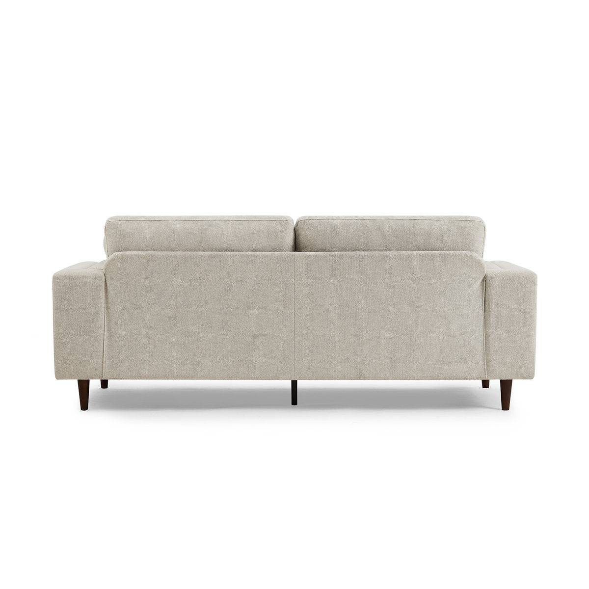 Durable Cotton Fabric 3 Seater Sofa with Sheesham Wood Frame