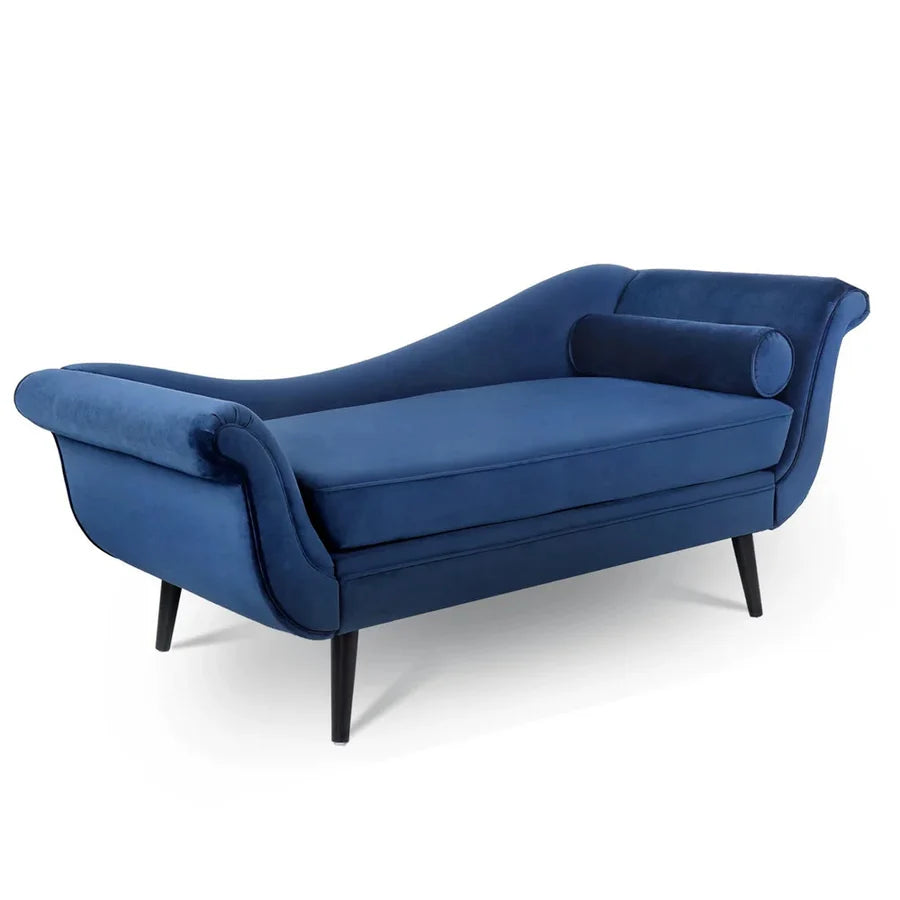 Blue sofa on a white background