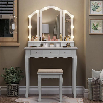 elegant white dressing table Amélie - French Lace Dress main image 0
