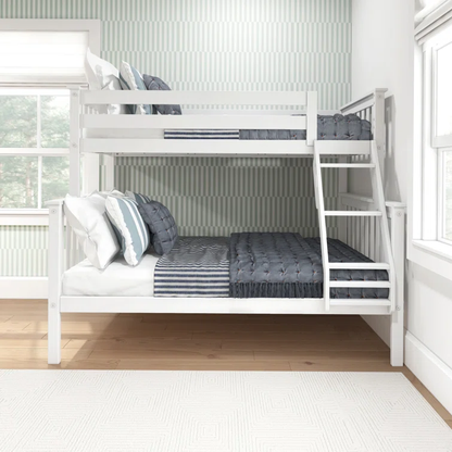 ADOUER WOOD Solid Sheesham Wood Bunk Bed For 2 Person Natural Finish