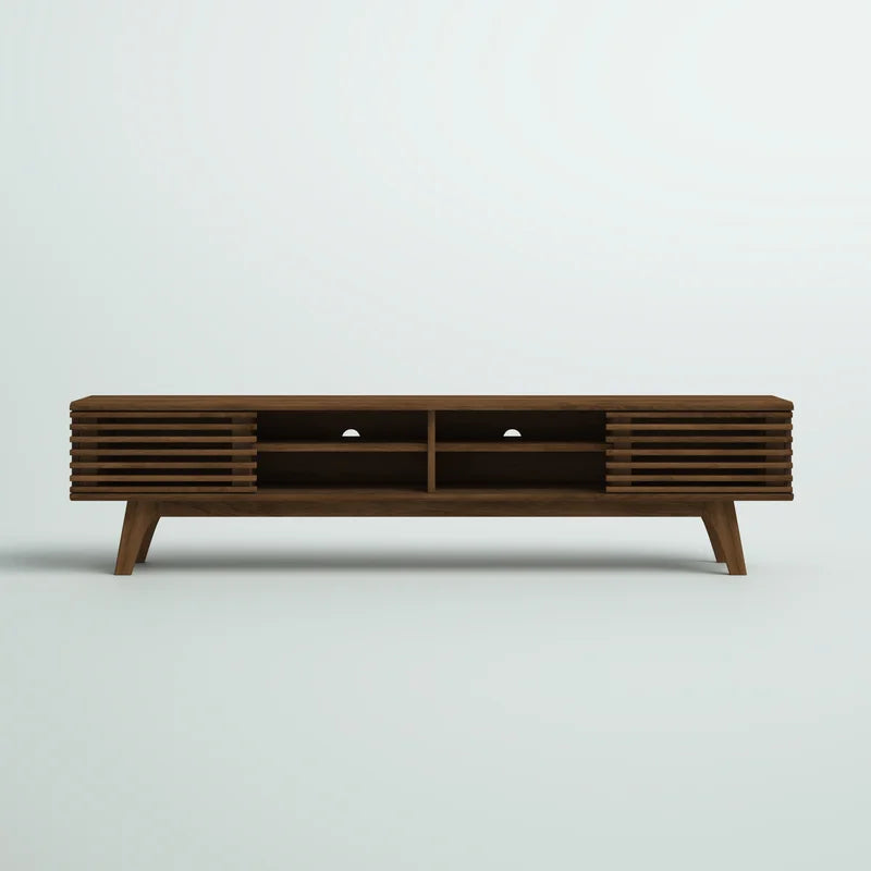 ADOUER WOOD Solid Sheesahm Wood Tv Units With Stoarge