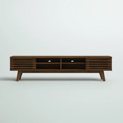 ADOUER WOOD Solid Sheesahm Wood Tv Units With Stoarge