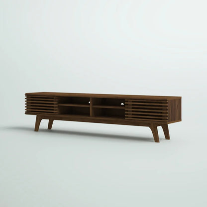 ADOUER WOOD Solid Sheesahm Wood Tv Units With Stoarge