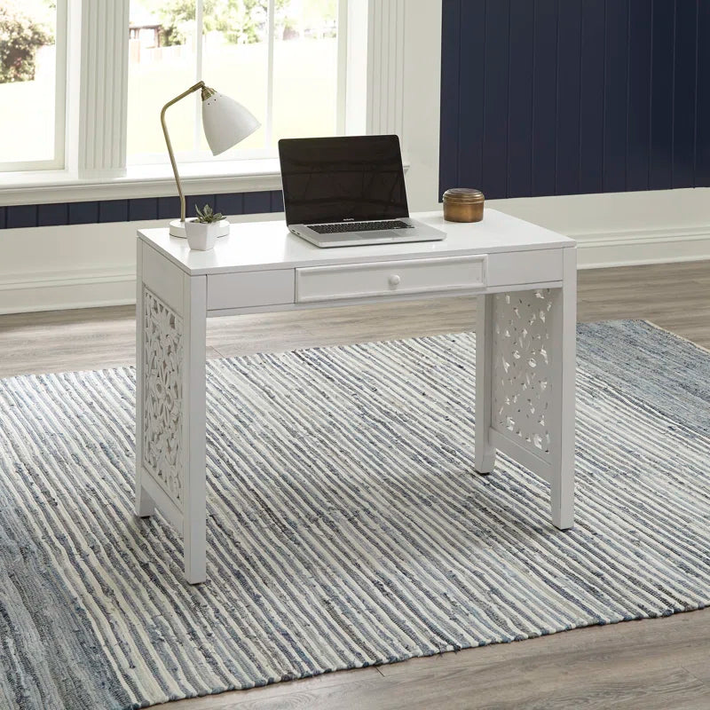 Adouer Wood Premium Solid Sheesham Wood Carving Study Table For Home & Office