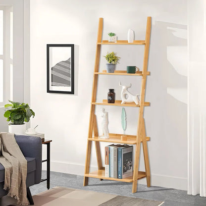 ADOUER WOOD Solid Acacia Wood Multi-Use Bookshelf