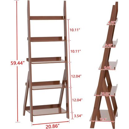 ADOUER WOOD Solid Acacia Wood Multi-Use Bookshelf