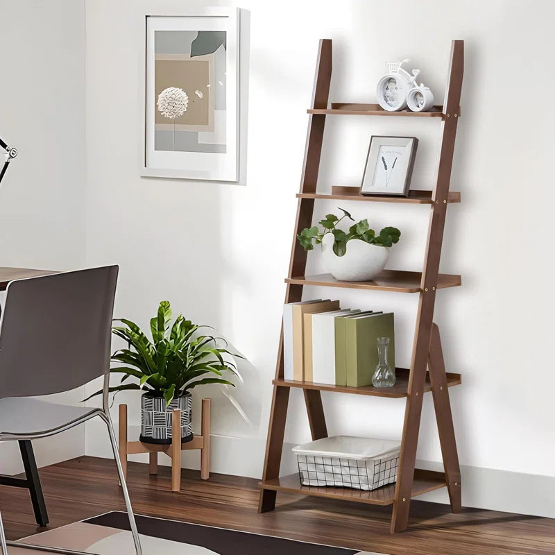 ADOUER WOOD Solid Acacia Wood Multi-Use Bookshelf