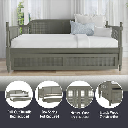 ADOUER WOOD Solid Sheesham Wood Trundle Beds Cum Sofa