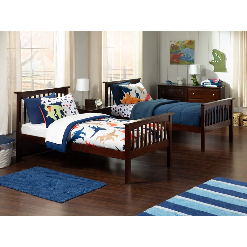 ADOUER WOOD Solid Sheesham Wood Bunk Bed with storage - Convertible into Two Separate Beds