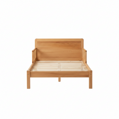 ADOUER WOOD The Scandi-Minimalist Solid Wood Toddler Transition Bed