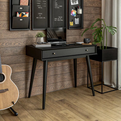 Adouer Wood Solid Sheesham Wood Beautiful Designer Study Desk With Drawer