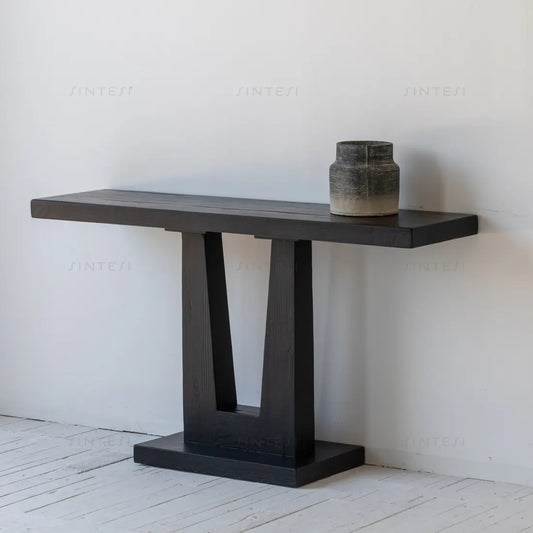 ADOUER WOOD Japandi Console Luxury Wood Decor Side Tables Living Room Tables Console Table