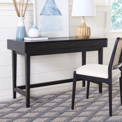 Adouer Wood Modern 3 Drawers Study & Writing Desk For Office