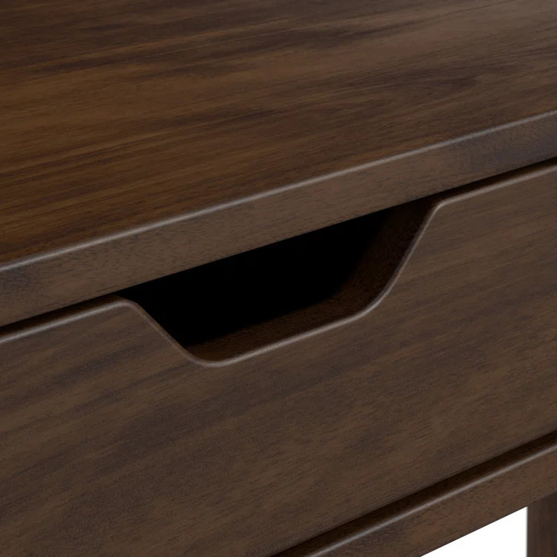 Adouer Wood Solid Sheesham Wood Modern One Drawer Study Table Home & Office