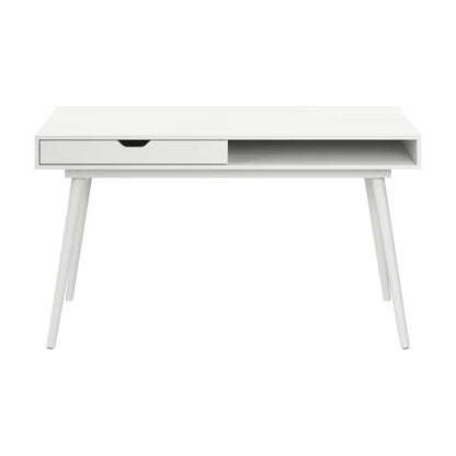 Adouer Wood Solid Sheesham Wood Modern One Drawer Study Table Home & Office