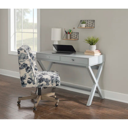 Adouer Wood Solid Wood Two Drawers Marden Study Tables For Multi Use