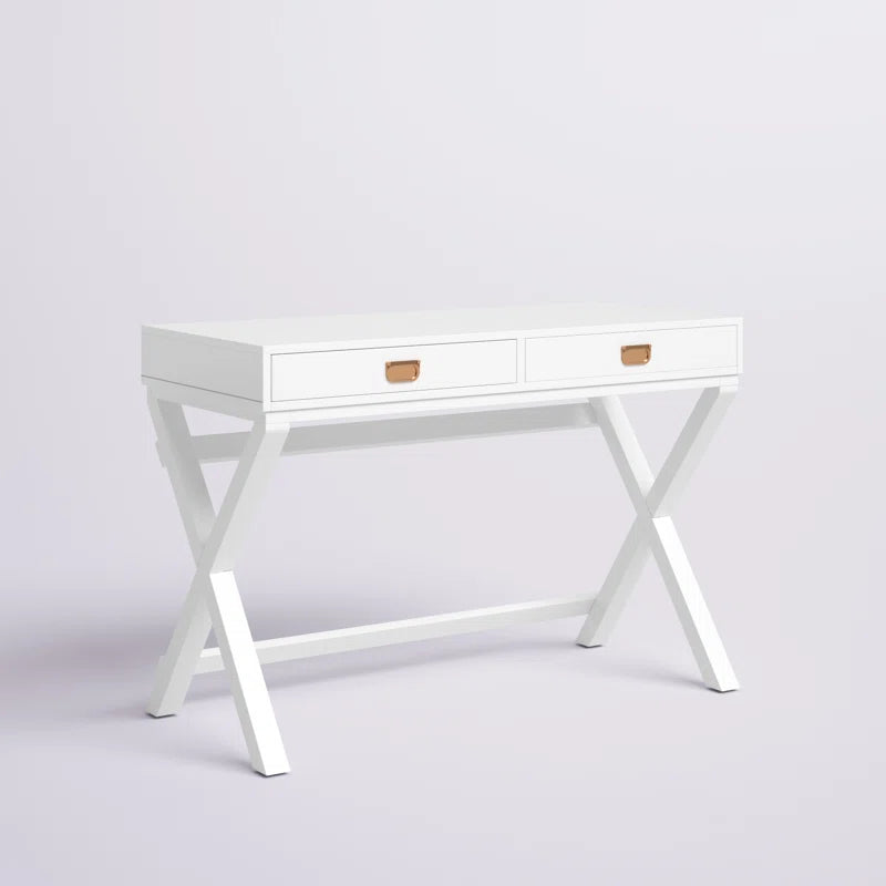Adouer Wood Solid Wood Two Drawers Marden Study Tables For Multi Use