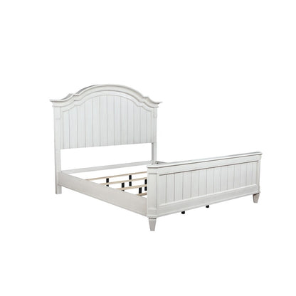 Adouer Wood "Elegant Poster Solid Sheesham Bed with Paneled Headboard and Footboard"