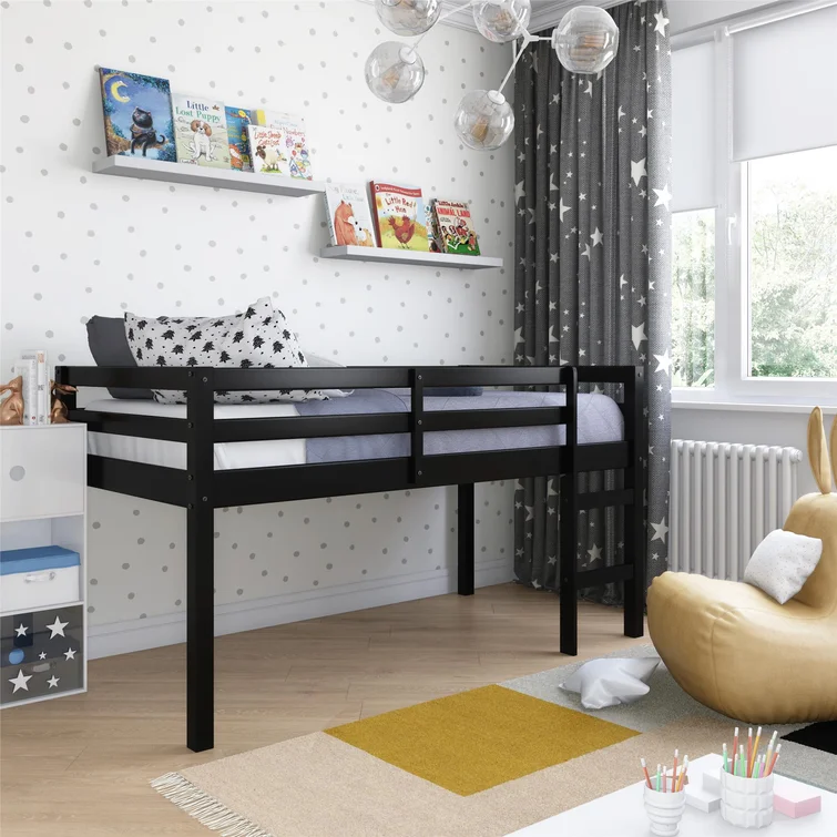 ADOUER WOOD Solid Sheesham Wood Bunk Bed for single person