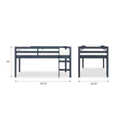 ADOUER WOOD Solid Sheesham Wood Bunk Bed for single person