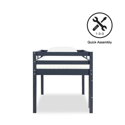 ADOUER WOOD Solid Sheesham Wood Bunk Bed for single person