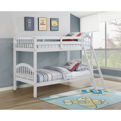 ADOUER WOOD Solid Sheesham Wood Bunk Beds - Convertible into Two Separate Beds