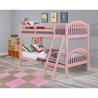 ADOUER WOOD Solid Sheesham Wood Bunk Beds - Convertible into Two Separate Beds