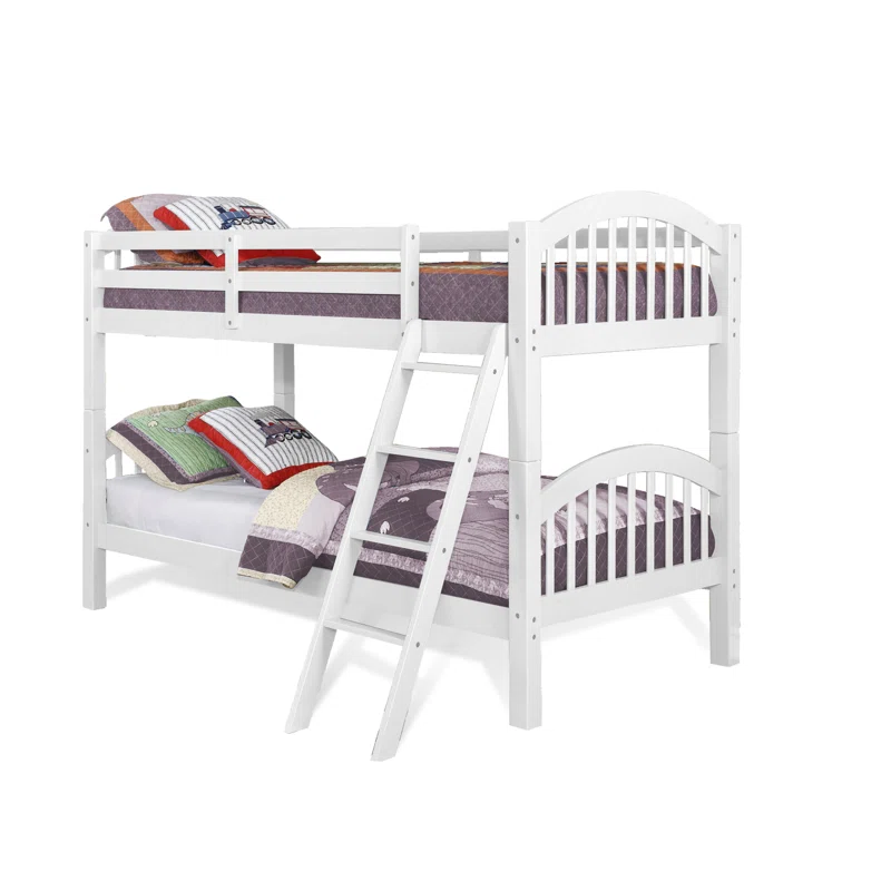 ADOUER WOOD Solid Sheesham Wood Bunk Beds - Convertible into Two Separate Beds